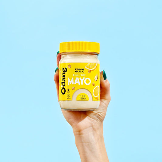 O'dang Foods brand Lemon Garlic Vegan Mayo. 